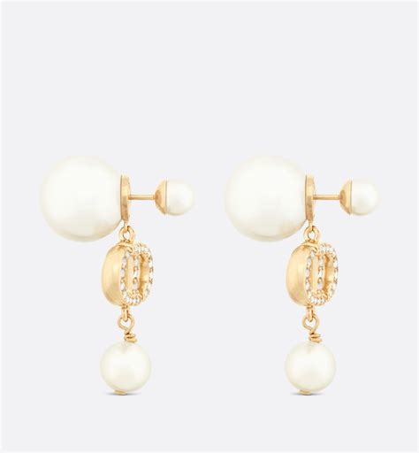 dior tribales earrings in aged gold-tone metal|dior tribal earrings marble.